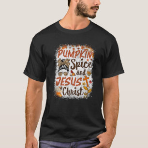Camiseta Pumpkin Spice E Jesus Cristo Queda Café Lo