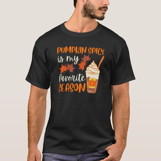 Camiseta Pumpkin Spice É Minha Época Favorita (Frente)