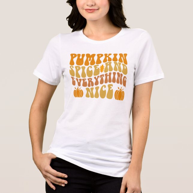 Camiseta Pumpkin Spice E Tudo Bem (Frente)