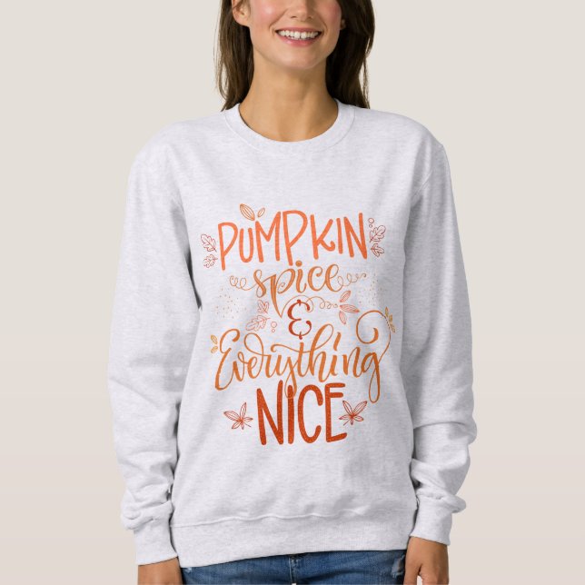 Camiseta Pumpkin Spice e tudo de bom (Frente)