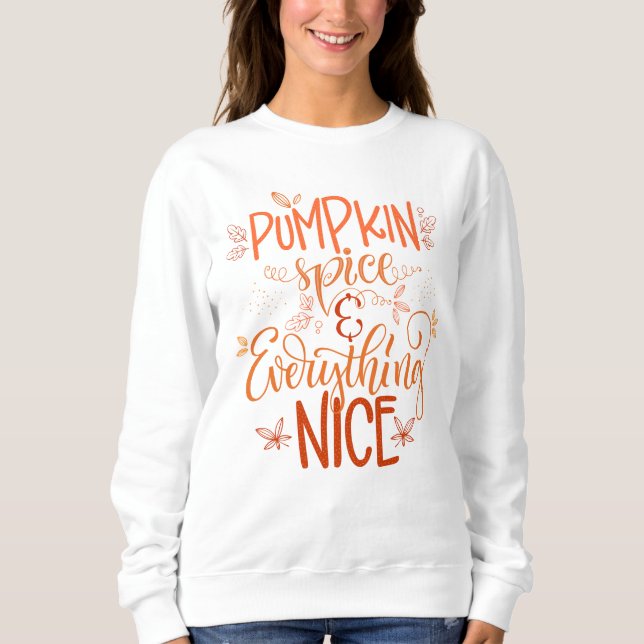 Camiseta Pumpkin Spice e tudo de bom (Frente)