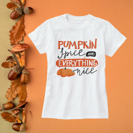 Camiseta Pumpkin Spice e tudo de bom
