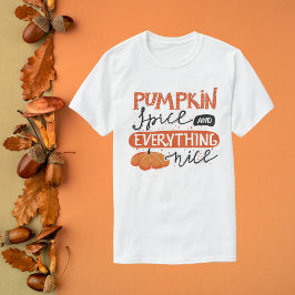 Camiseta Pumpkin Spice e tudo de bom
