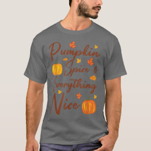 Camiseta Pumpkin Spice e tudo o que é agradável no outono
