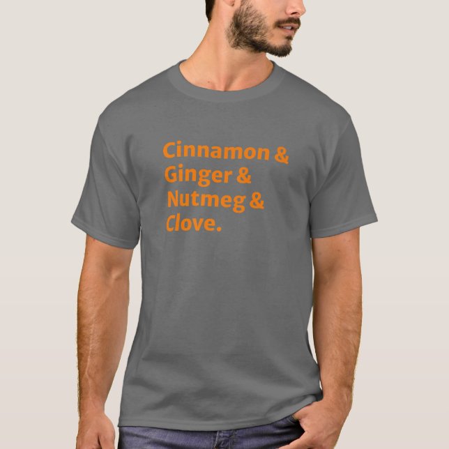 Camiseta Pumpkin Spice E Tudo O Que É Bom Halloween E Fa (Frente)