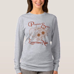 Camiseta Pumpkin Spice e tudo o que é bonito