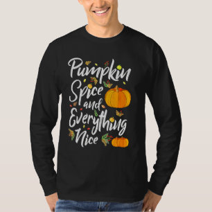 Camiseta Pumpkin Spice E Tudo O Que É Bonito Cai Víblias