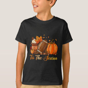 Camiseta Pumpkin Spice Football Tis The Season Fall Thankg