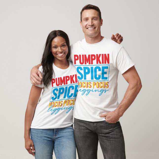 Camiseta Pumpkin Spice Hocus Pocus Leggings (Unissex)