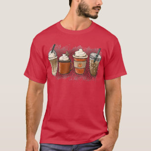 Camiseta Pumpkin Spice Lateral Queda Café Quente Calma Outo