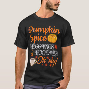 Camiseta Pumpkin Spice Leggings and Hoodies