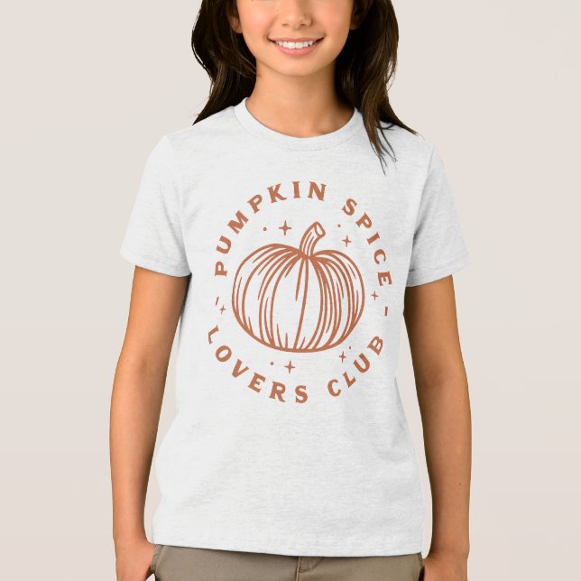 Camiseta Pumpkin Spice Lovers Club (Frente)
