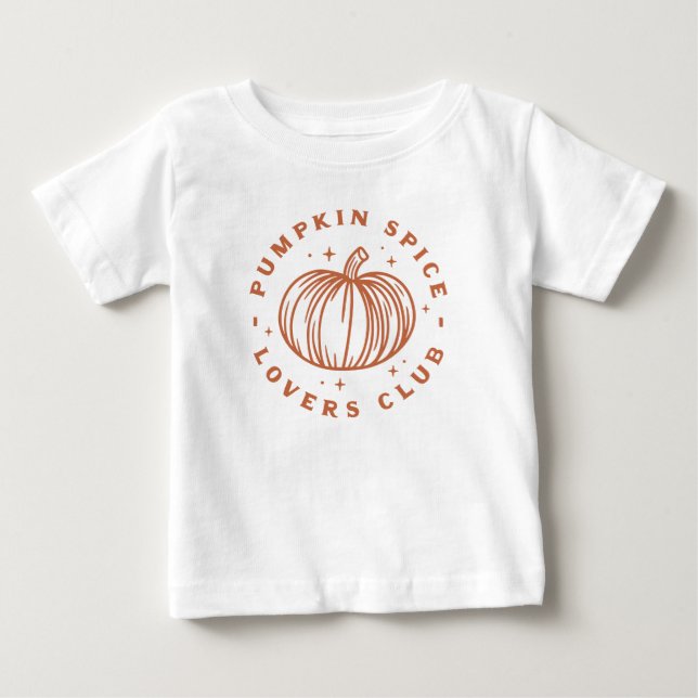 Camiseta Pumpkin Spice Lovers Club (Frente)