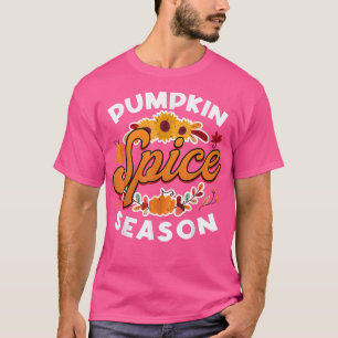 Camiseta Pumpkin Spice Men Mulheres outono de Abóbora