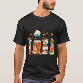 Camiseta Pumpkin Spice Propofol Ativan Vermelhidão Hallow