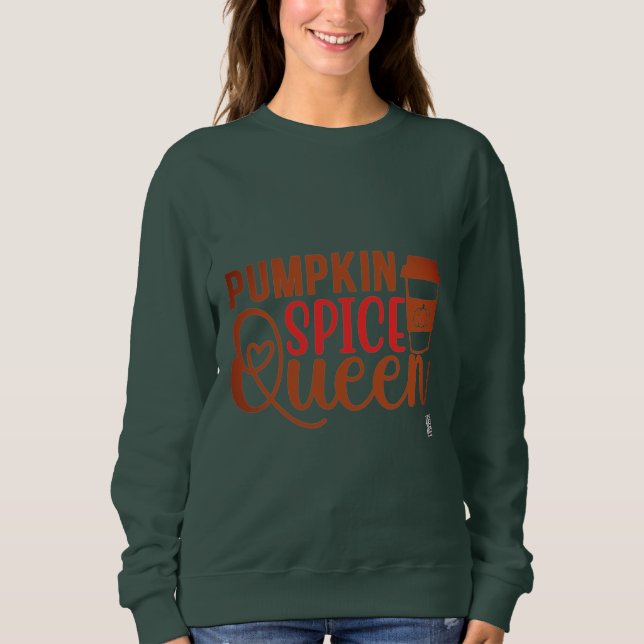 Camiseta Pumpkin Spice Queen (Frente)