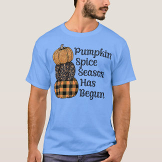 Camiseta Pumpkin Spice Season Tem Queda De Leopardo Leão Pu