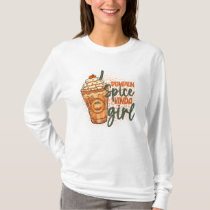 Camiseta Pumpkin Spice Tipo Girl