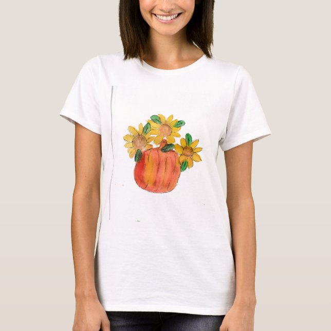 Camiseta Pumpkin Sunflower (Frente)
