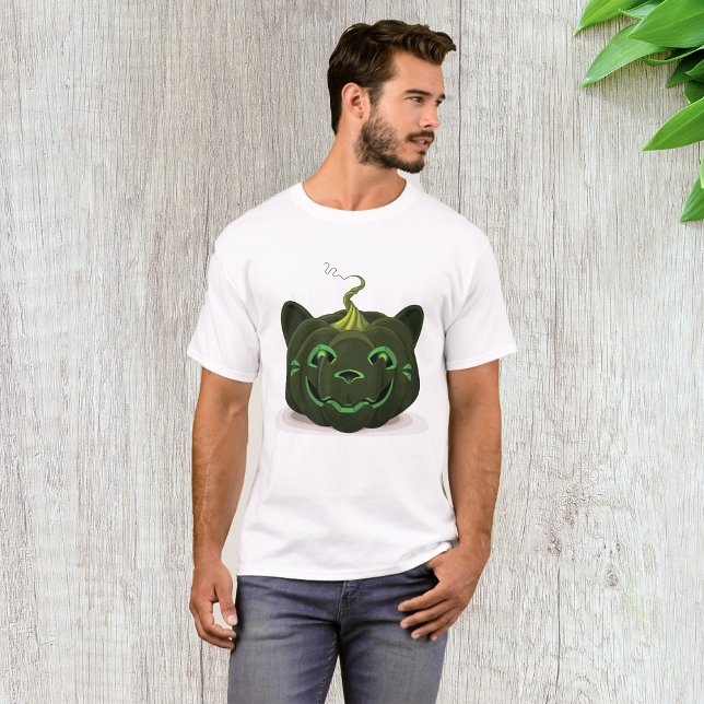 Camiseta Pumpkin Verde do Halloween (Criador carregado)