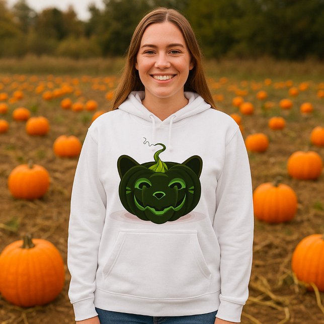 Camiseta Pumpkin Verde do Halloween (Criador carregado)