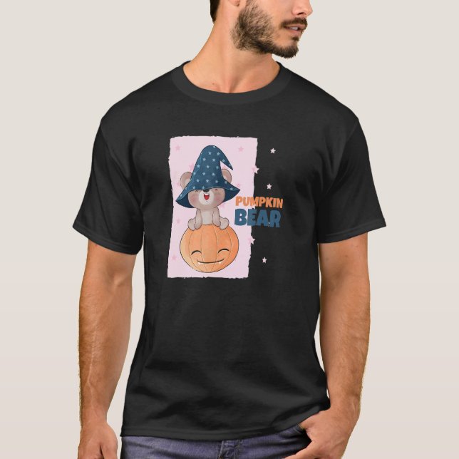 Camiseta Pumpkin Witch Bear (Frente)