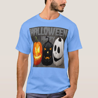 Camiseta Pumpkins e Feliz Halloween