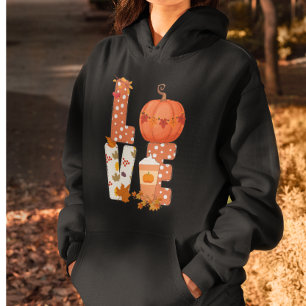 Camiseta Pumpkins, Folhas de outono e Abóbora