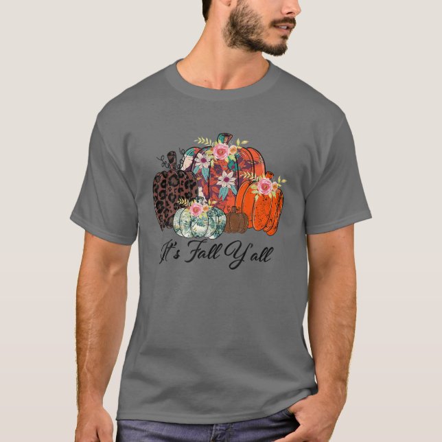 Camiseta Pumpkins Leopard É a queda de todos vocês Pump-leo (Frente)