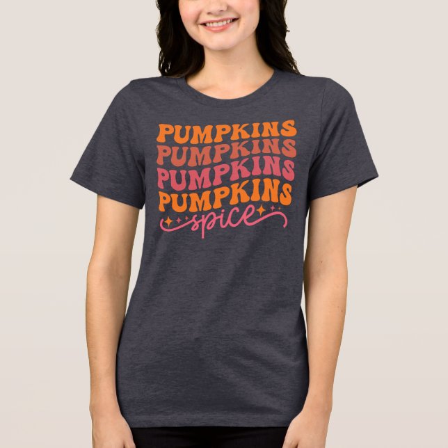 Camiseta Pumpkins Pumpkins Pumpkins Pumpkins Pumpkins Spice (Frente)