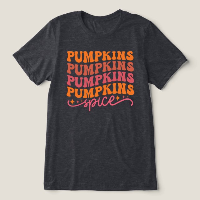Camiseta Pumpkins Pumpkins Pumpkins Pumpkins Pumpkins Spice (Design frontal)