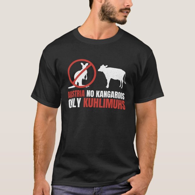 Camiseta Pun Austria No Kangaroos Only Kuhlimuhs (Frente)