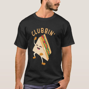 Camiseta Pun Clubbin Sandwiches da comida