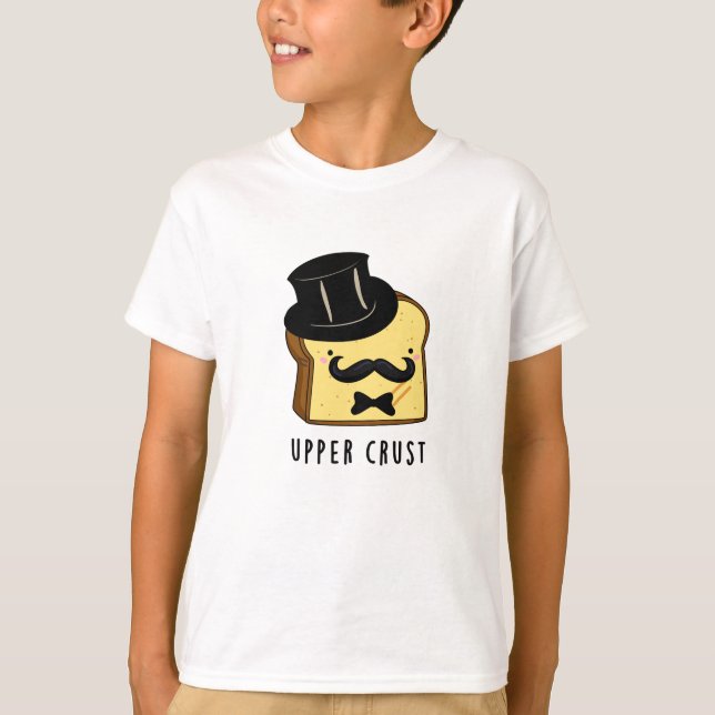 Camiseta Pun De Pão Engraçado De Cisão Superior (Frente)