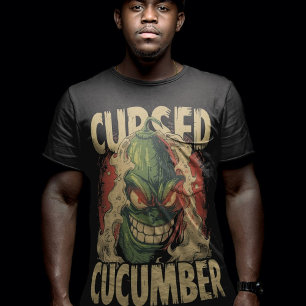 Camiseta Pun de pepino Dia de as Bruxas engraçado de pepino