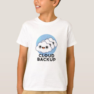 Camiseta Pun De Tempo Do Computador Engraçado De Backup Em