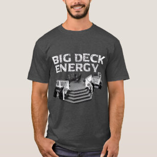 Camiseta Pun Do Proprietário Do Deck De Back Yard Engraçado
