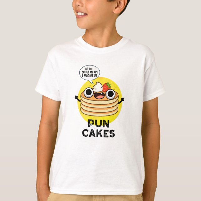 Camiseta Puncakes Engraçado Pancake Pun (Frente)