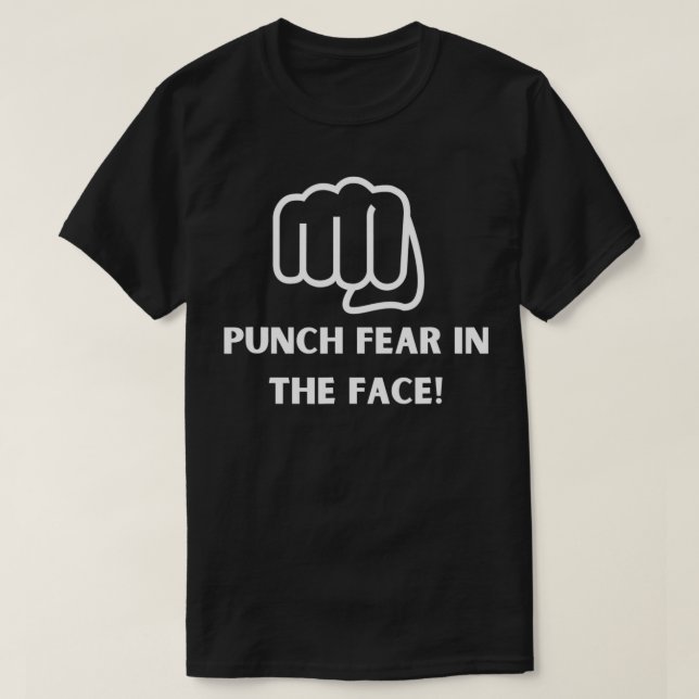 Camiseta Punch Fear in the Face (Frente do Design)