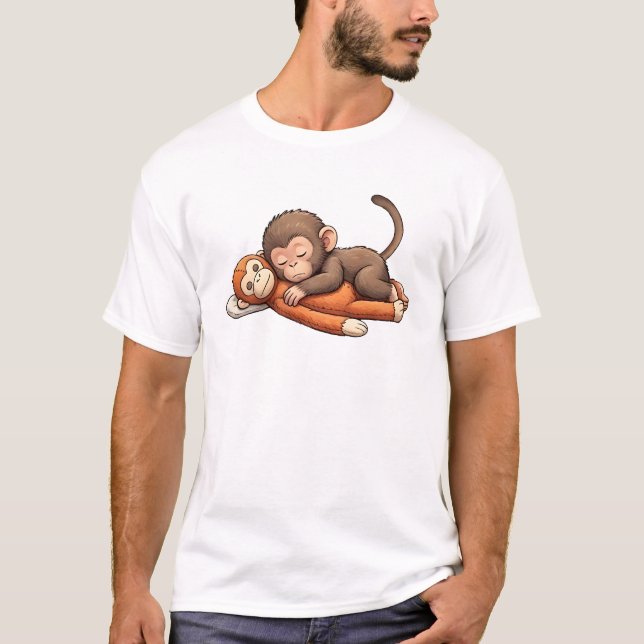 Camiseta Punch The Baby Monkey Design (Frente)