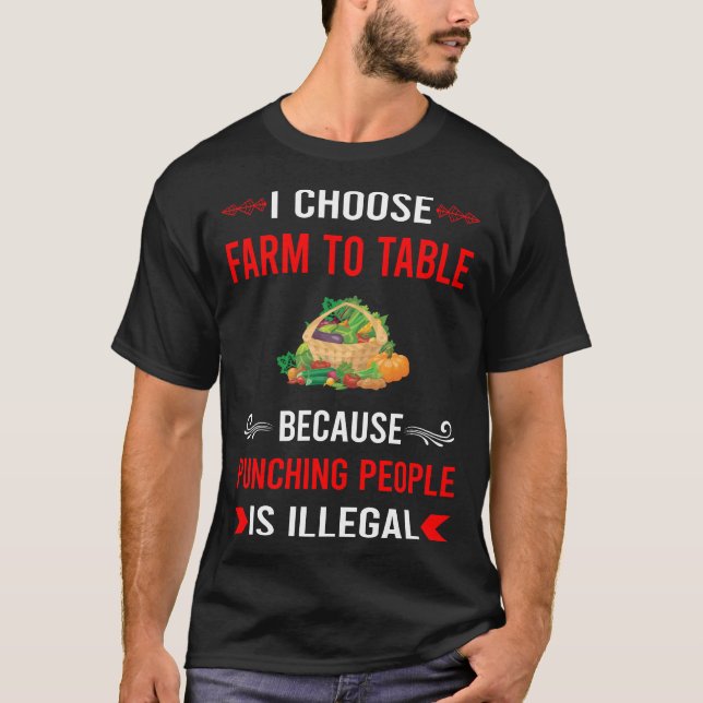 Camiseta Punching Fazenda Para Mesa (Frente)