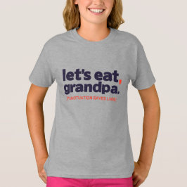 Camiseta Punctuation saves lives