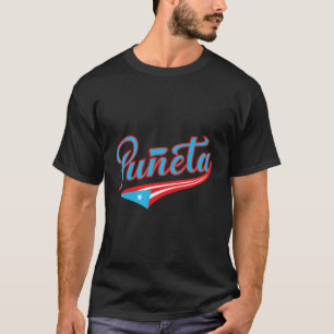 Camiseta Puneta Bandera Porto Rico Bandeiras