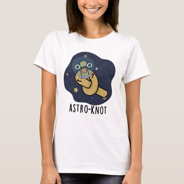Camiseta Punho Astro-knot Astronauta Engraçado  (Frente)