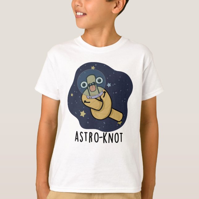 Camiseta Punho Astro-knot Astronauta Engraçado  (Frente)