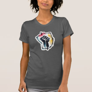 Camiseta Punho de Força de Março Arte de Justiça Social Res