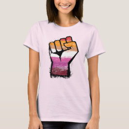 Camiseta Punho do Orgulho Lésbico