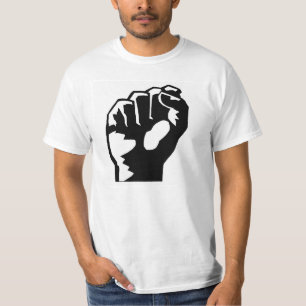Camiseta Punho do poder preto