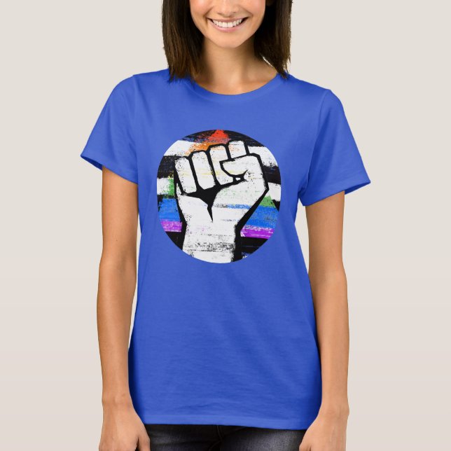 Camiseta Punho Orgulho Aliado (Frente)