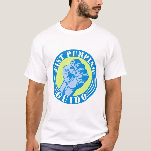 Camiseta Punho que bombeia Guido (Frente)